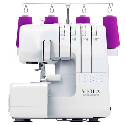 Viola Look T12 Máquina Remalladora Overlock, 12 Programas de Costura