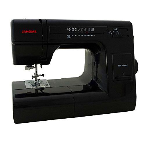 Janome Máquina de coser HD3000BE, metal y plástico