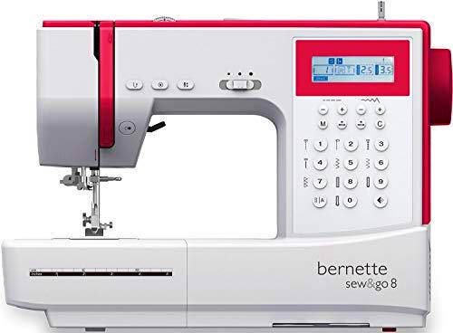 Máquina de coser Bernette Patchen para colchas, patchwork y 197 programas profesionales con ordenador 8 en 1 