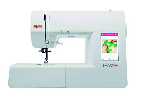 Alfa Smart Plus-Máquina de Coser electrónica, Blanco