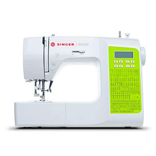 MAQUINA DE COSER SINGER SC220-GRN - 200 puntadas