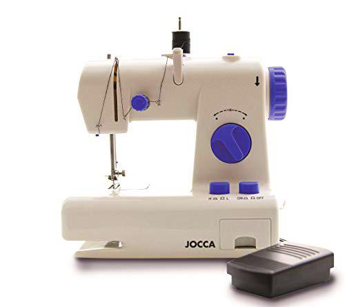 Jocca Maquina de Coser, Blanco y Azul, 21.7x12x20.5 cm