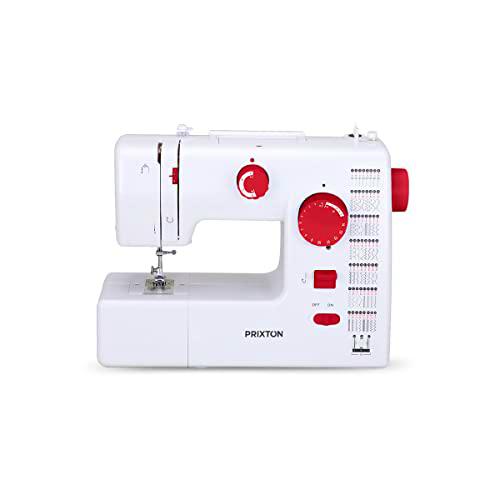 PRIXTON P130 - Maquina de coser Profesional Velocidad Ajustable 59 puntadas 15.2 x 33 x 42.5 cm