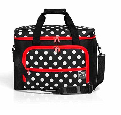 Prym – Aguja de máquina de Coser Bolsa Lunares, Negro/Rojo/Blanco