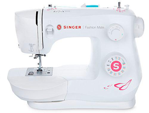 Máquina de coser SINGER Fashion Mate 3333, máquina de coser de brazo libre que incluye 23 puntadas integradas